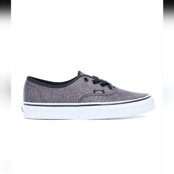 Vans, Authentic 'Glitter -‎ Rainbow Black' Trainers, Size 7 - Picture 15 of 15